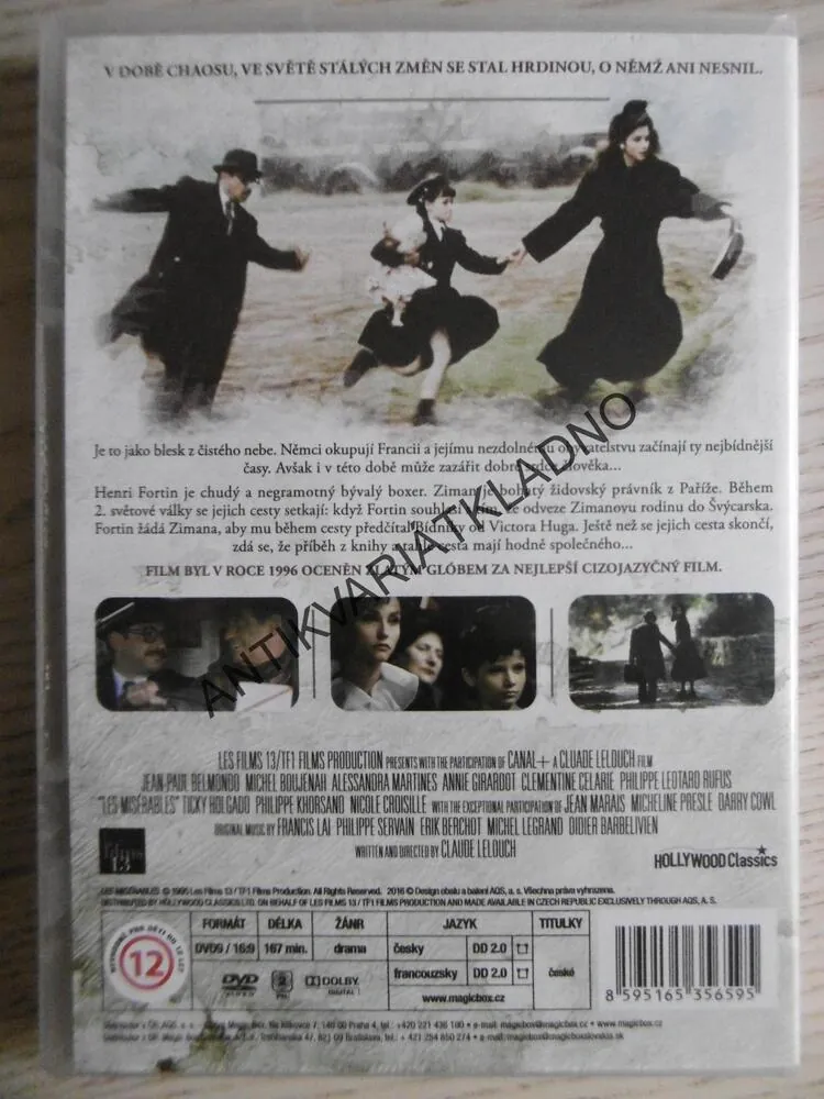 BÍDNÍCI 20.STOLETÍ, JEAN-PAUL BELMONDO, DVD FILM