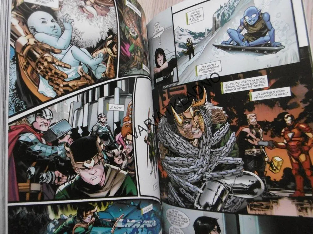 LOKI, BŮH, KTERÝ SPADL NA ZEMI,  KOMIKS MARVEL, **an