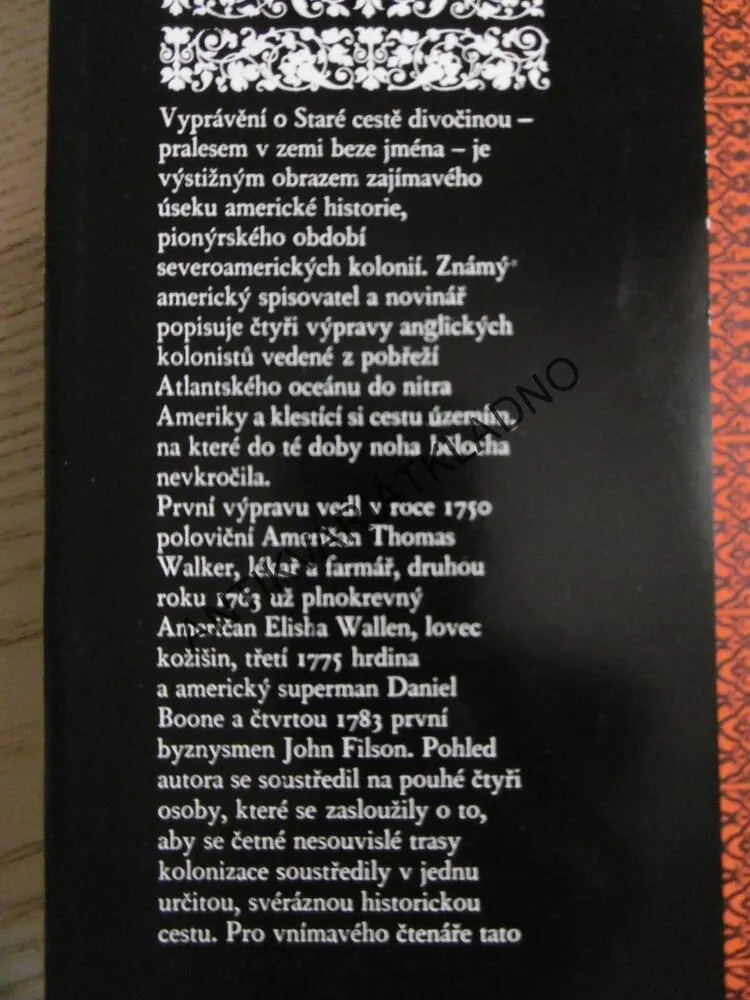STARÁ CESTA DIVOČINOU, WILLIAM O. STEELE, **an