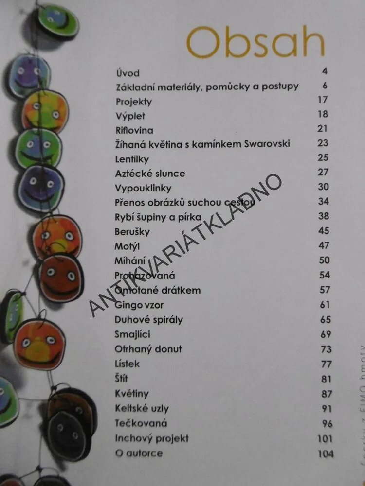 ŠPERKY Z FIMO HMOTY, MONIKA BRÝDOVÁ, VÝTVARNÉ TECHNIKY, **an