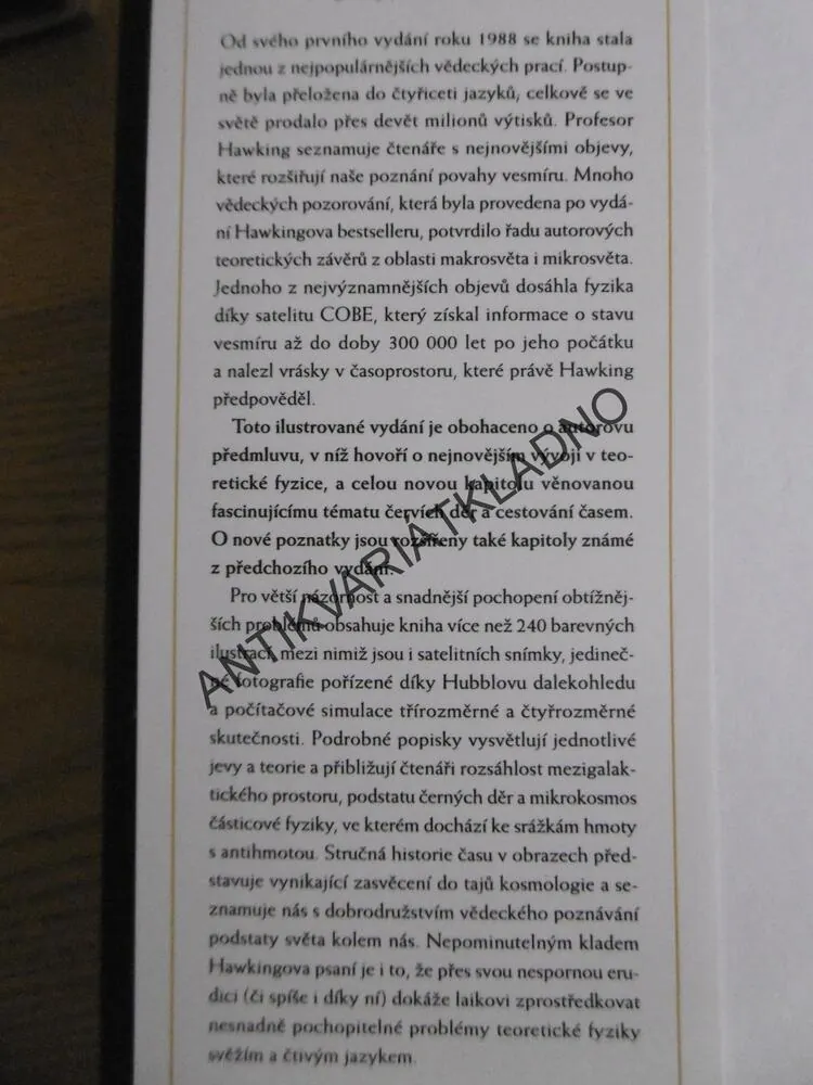 STRUČNÁ HISTORIE ČASU V OBRAZECH, STEPHEN HAWKING, **an