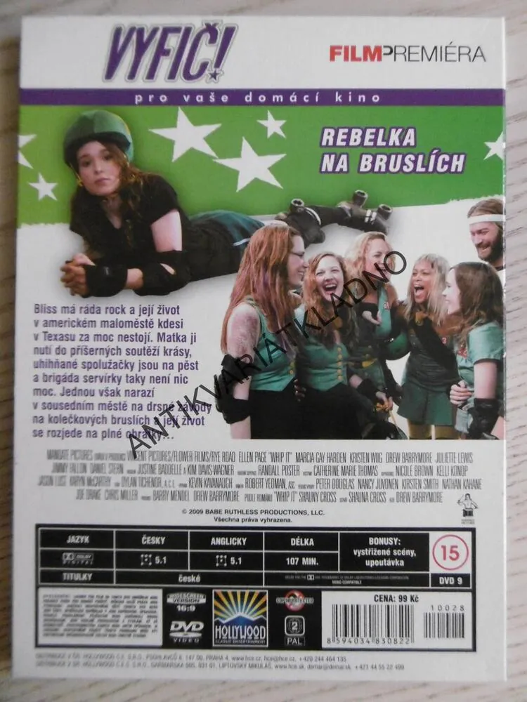 VYFIČ!, DREW BARRYMORE, DVD FILM