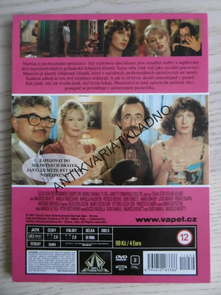 TOUHA LÉTAT, DVD FILM