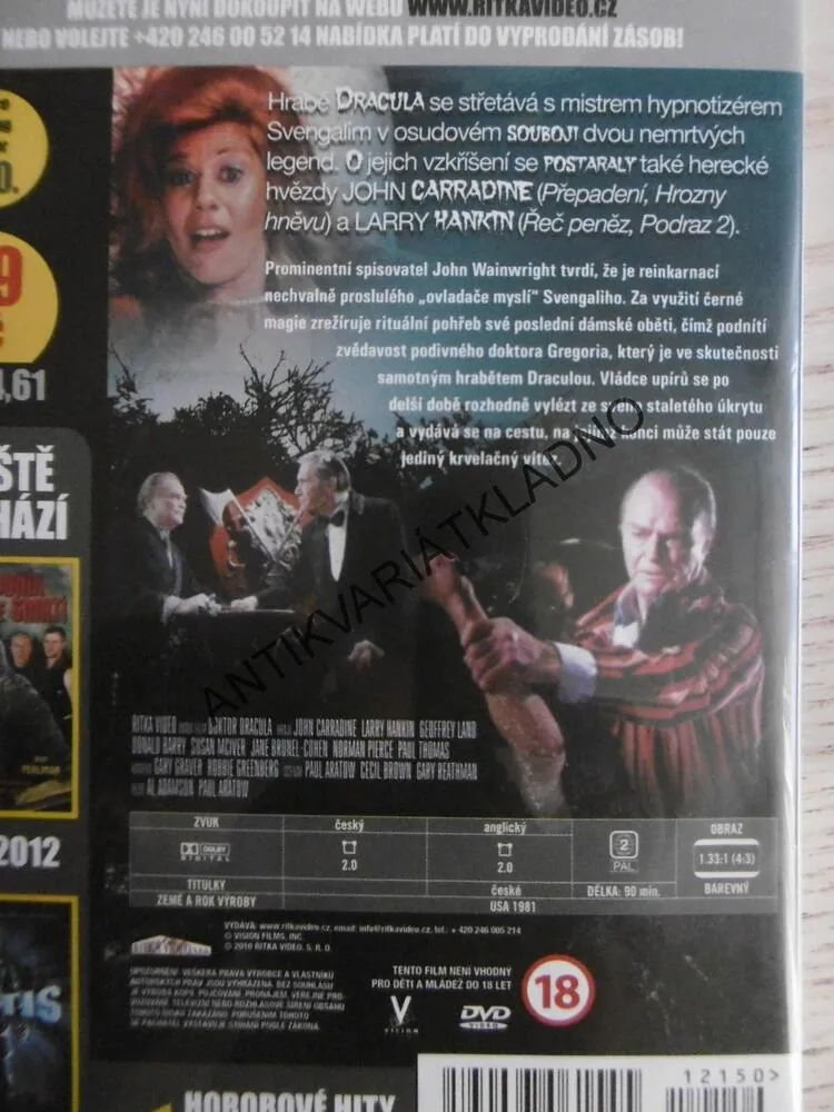 DOKTOR DRACULA, DVD FILM 