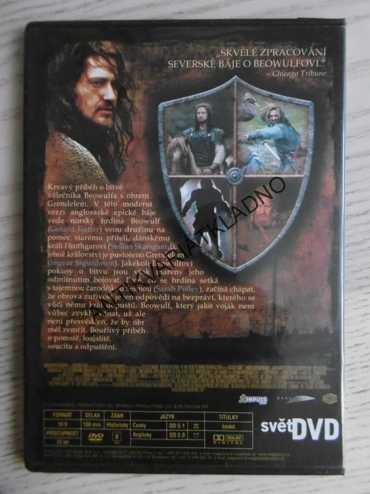 BEOWULF, KRÁL BARBARŮ, DVD FILM