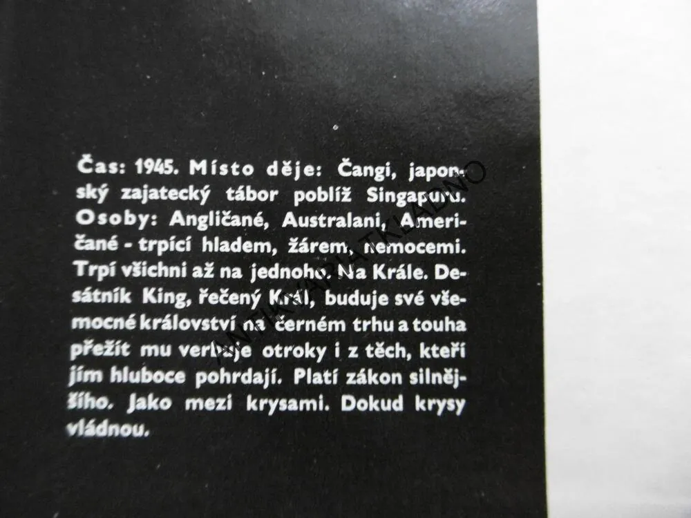 KRÁL KRYSA, JAMES CLAVELL, **an