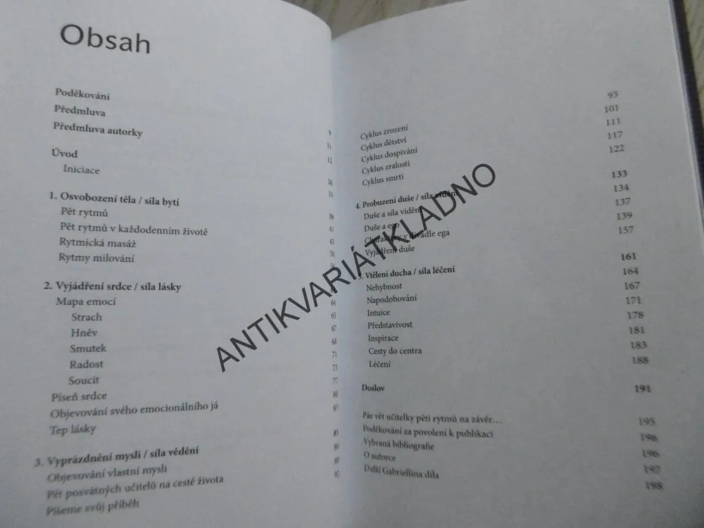 MAPY K EXTÁZI, GABRIELLE ROTH, **an