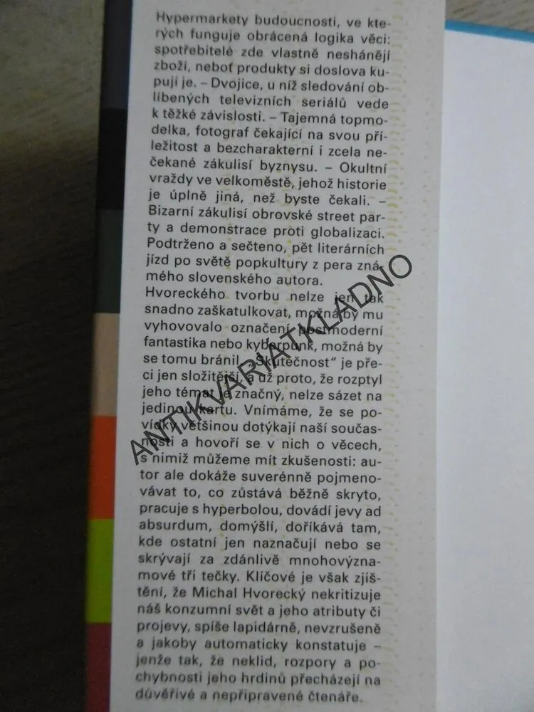 LOVCI A SBĚRAČI, MICHAL HVORECKÝ, **an