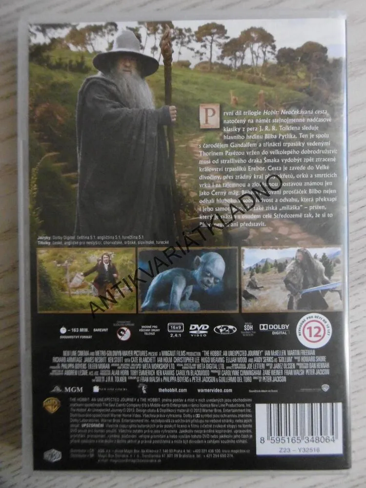 HOBIT: NEOČEKÁVANÁ CESTA, DVD FILM