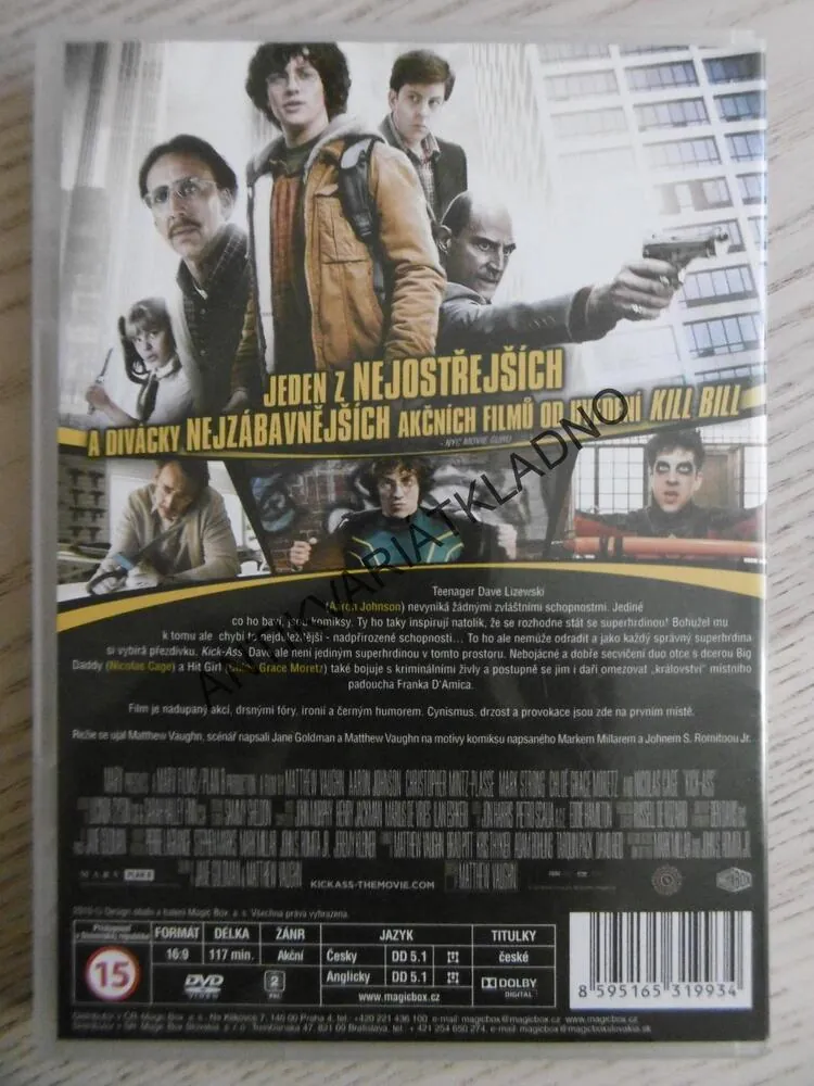 KICK-ASS, DVD FILM