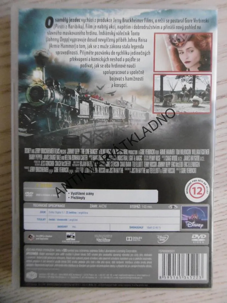 OSAMĚLÝ JEZDEC, DVD FILM