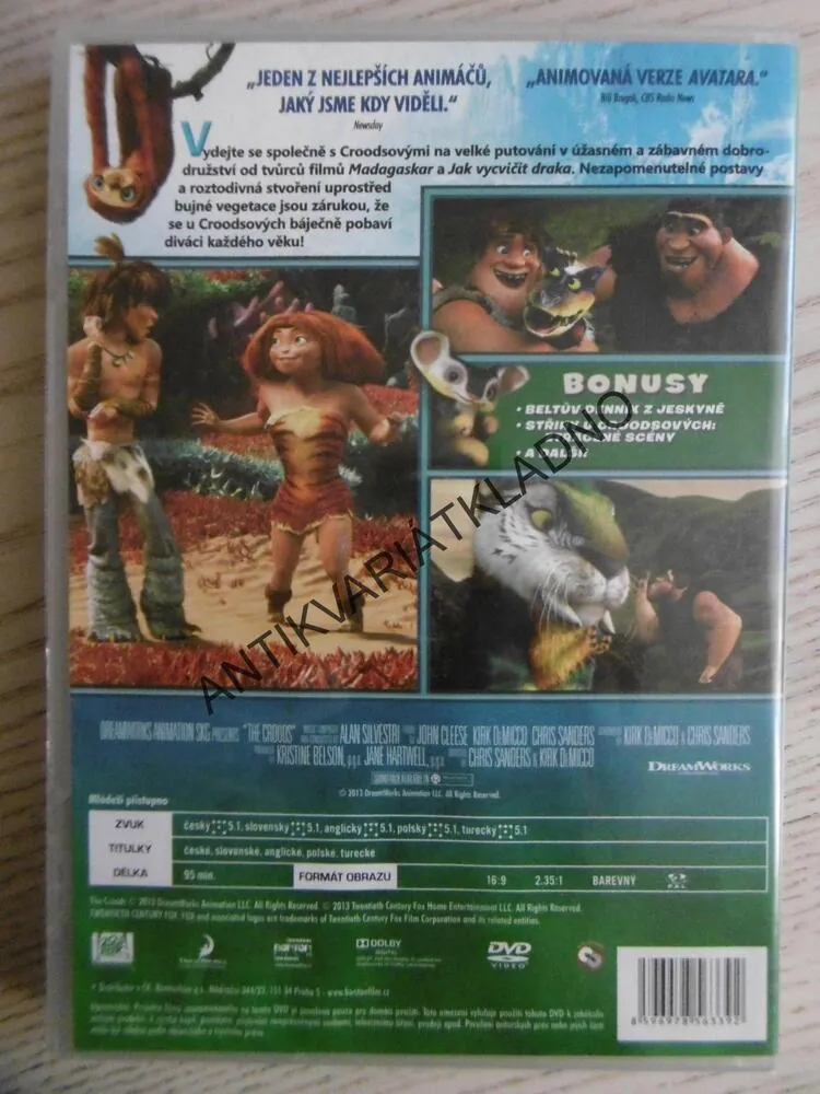 CROODSOVI, DVD FILM