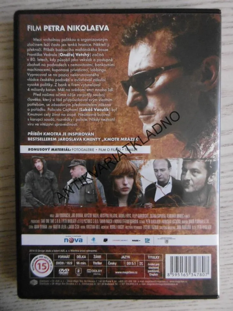 PŘÍBĚH KMOTRA, DVD FILM