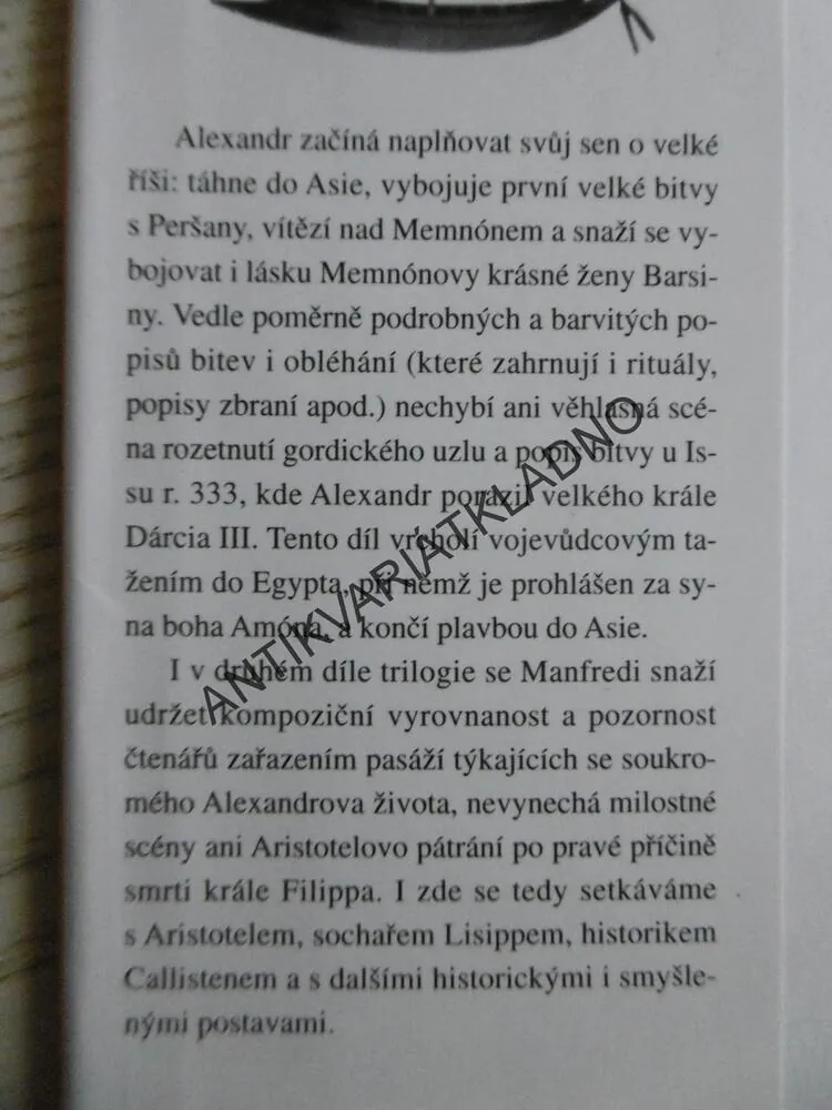 ALEXANDR VELIKÝ, VĚŠTBA AMÓNOVA,, VALERIO MASSIMO MANFREDI, **an