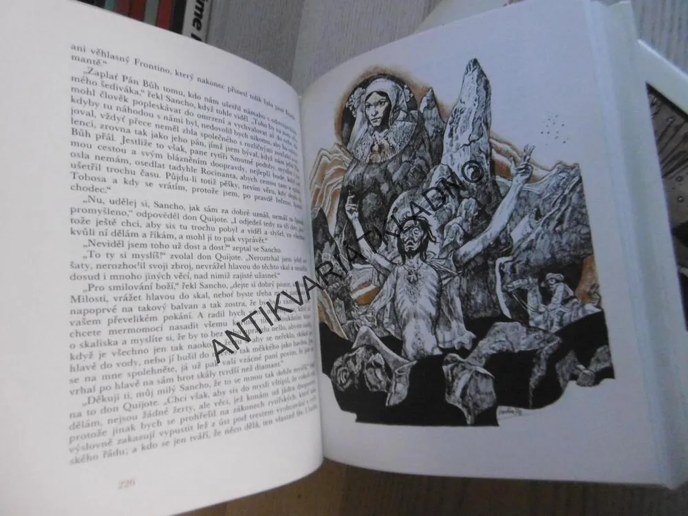 DŮMYSLNÝ RYTÍŘ DON QUIJOTE DE LA MANCHA, MIGUEL DE CERVANTES SAAVEDRA, 1-2, **an