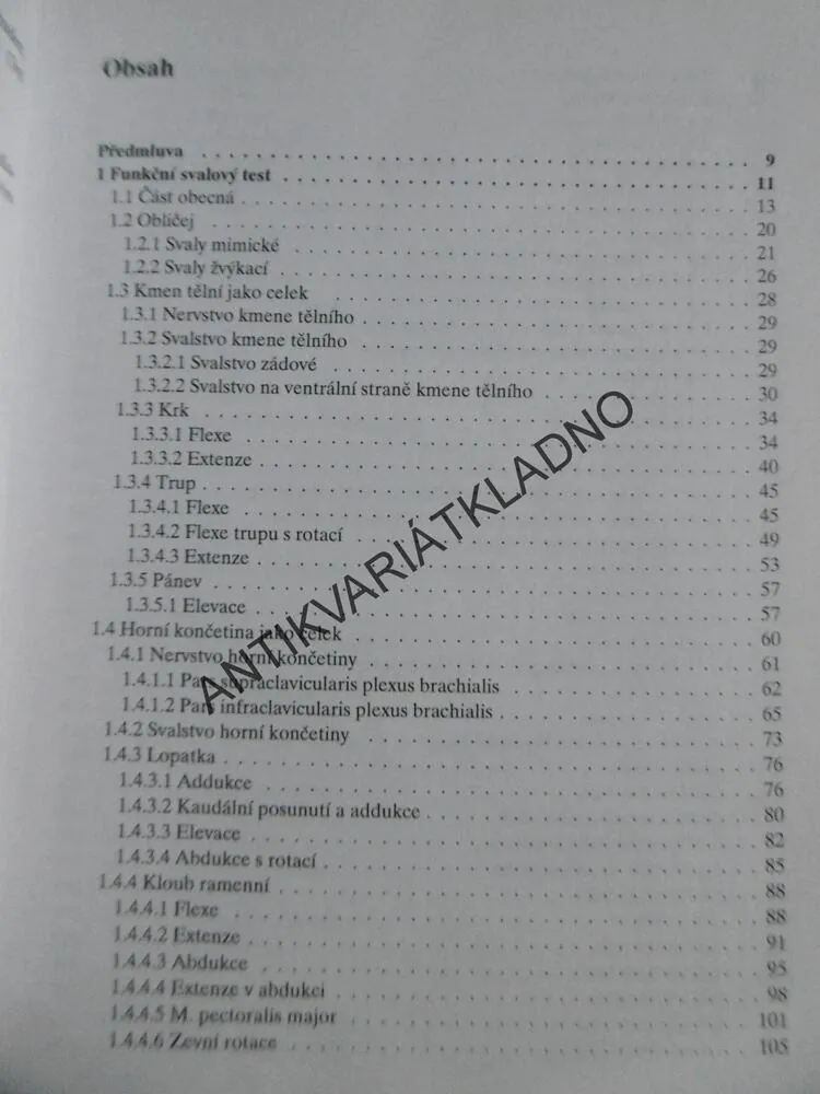 FUNKČNÍ SVALOVÝ TEST, VLADIMÍR JANDA, **an