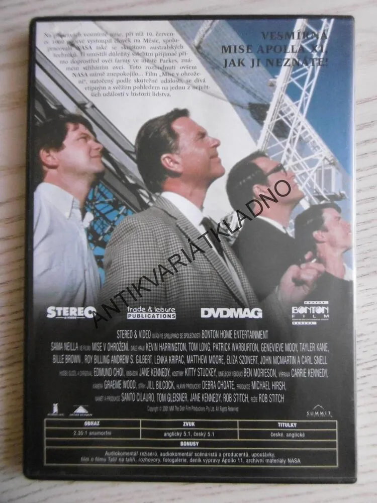 MISE V OHROŽENÍ, DVD FILM 