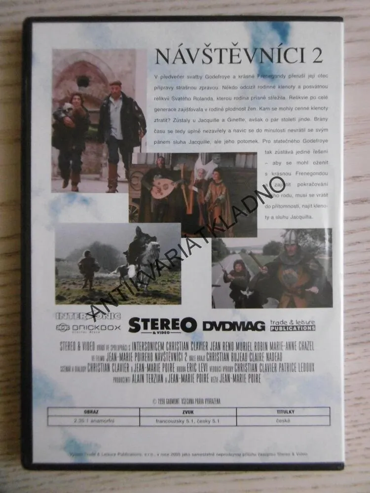 NÁVŠTĚVNÍCI 2., DVD FILM