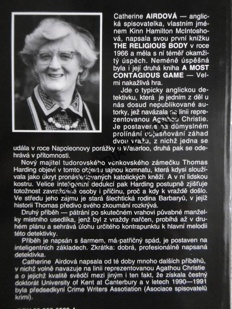 VELMI NAKAŽLIVÁ HRA, CATHERINE AIRDOVÁ, **an