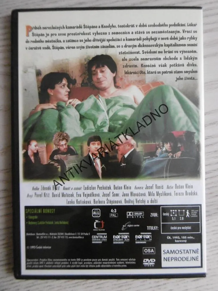 KONEC BÁSNÍKŮ V ČECHÁCH, DVD FILM