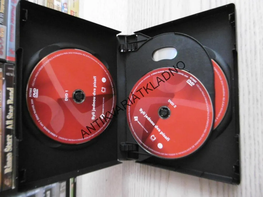 BYLI JEDNOU DVA PÍSAŘI, DÍL 1-10., DVD FILM 4 X