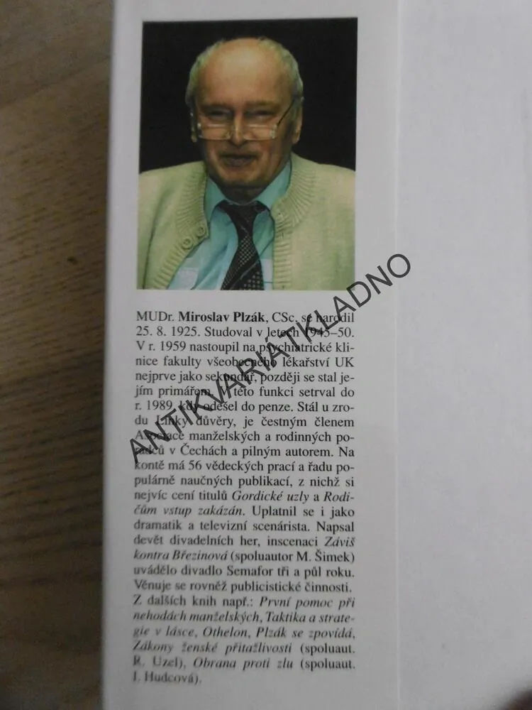 MANŽELSKÉ JUDO, MIROSLAV PLZÁK, **an