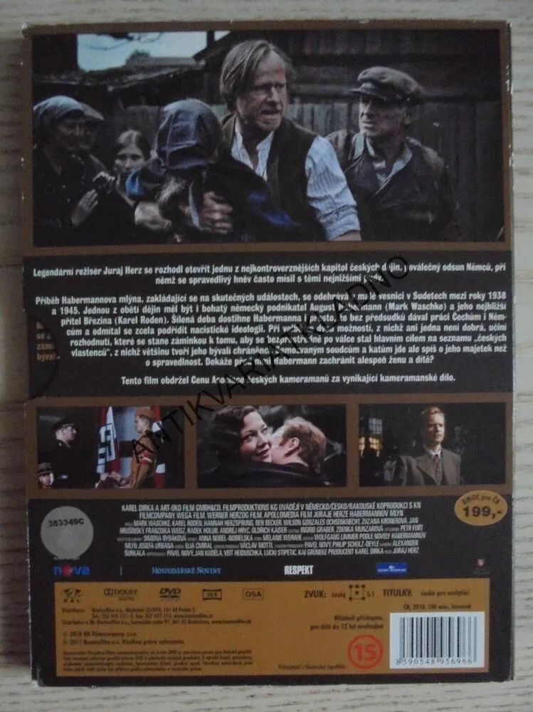 HABERMANNŮV MLÝN, DVD FILM 