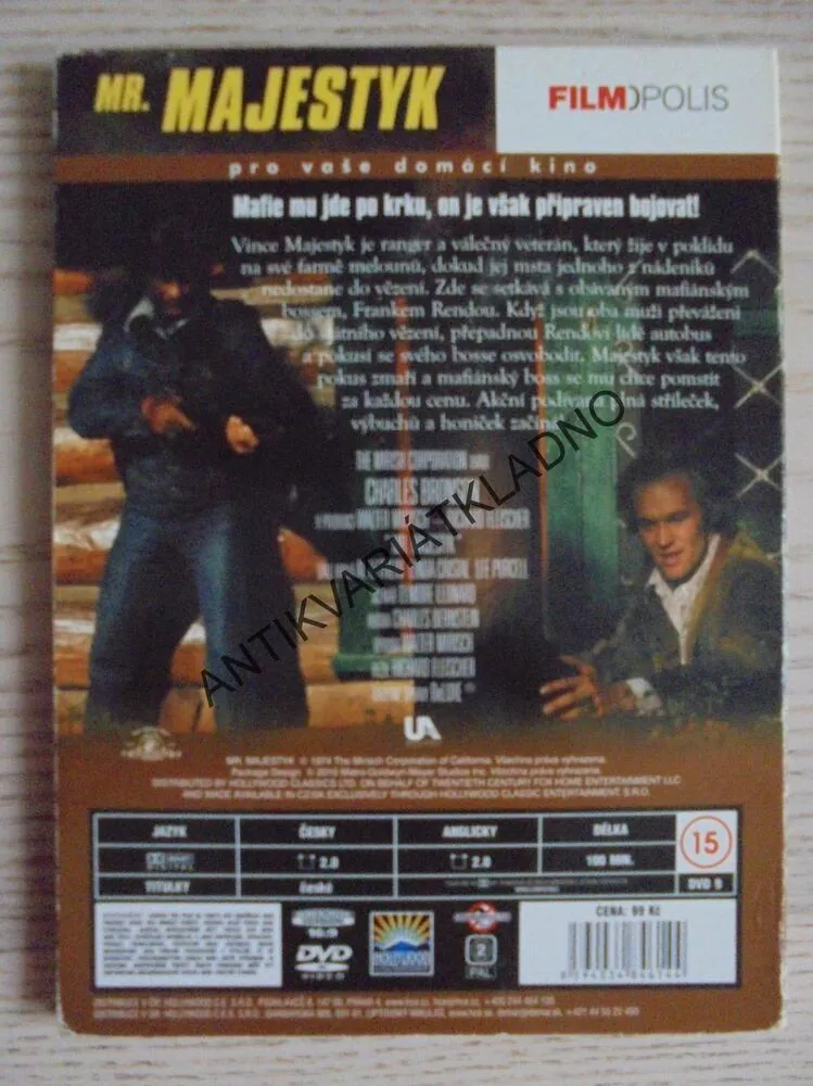 MR. MAJESTYK, CHARLES BRONSON, DVD FILM