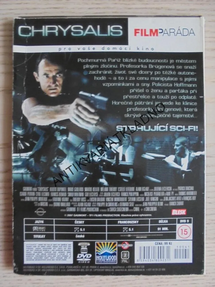 CHRYSALIS, DVD FILM