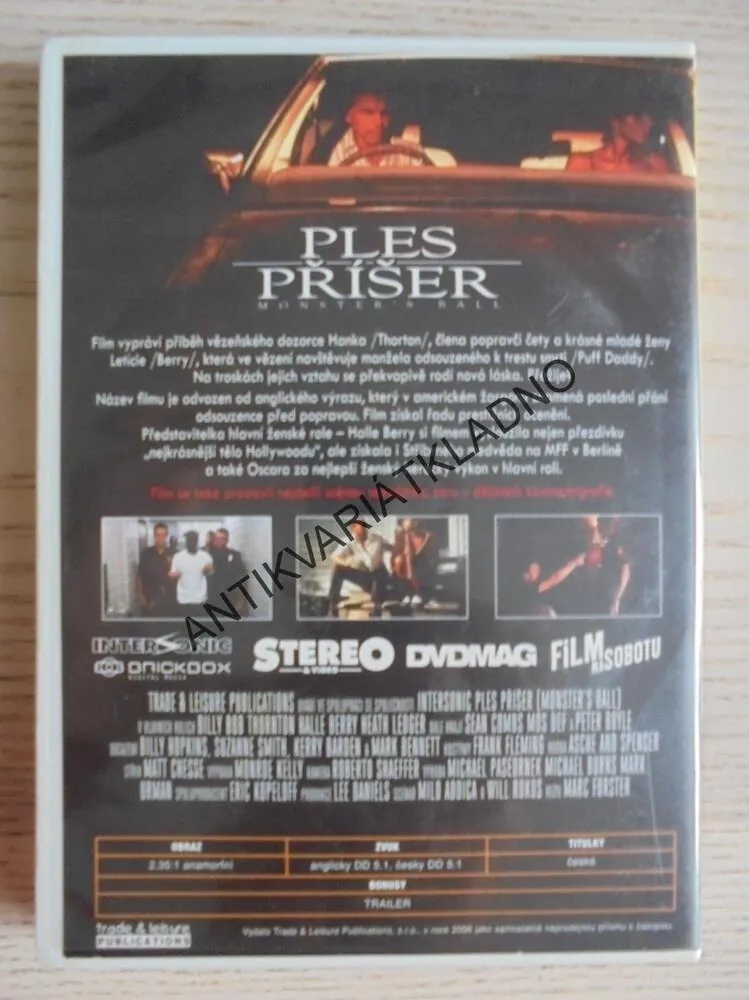 PLES PŘÍŠER, HALLE BERRY, HEATH LEDGER, DVD FILM