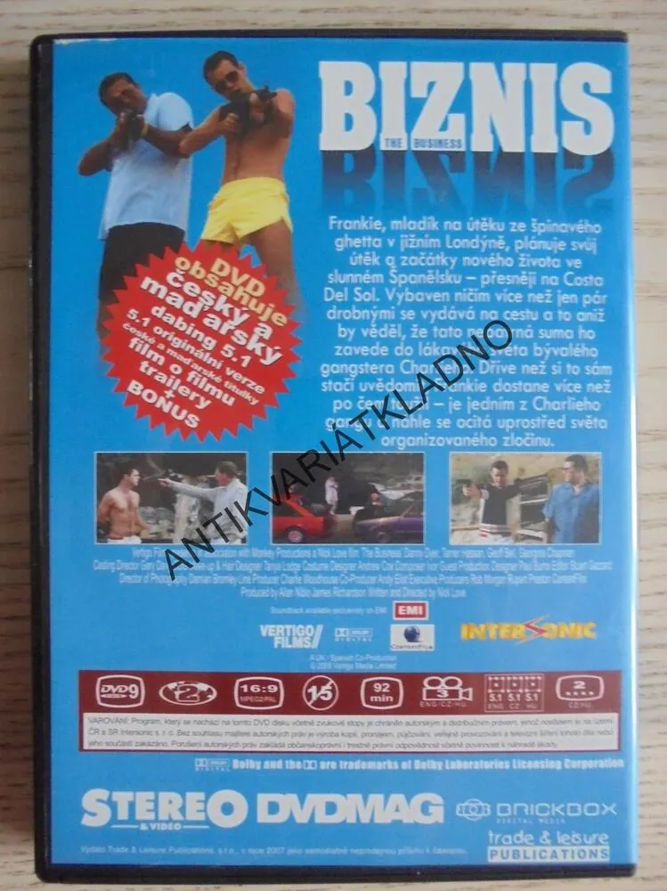 BIZNIS, DVD FILM