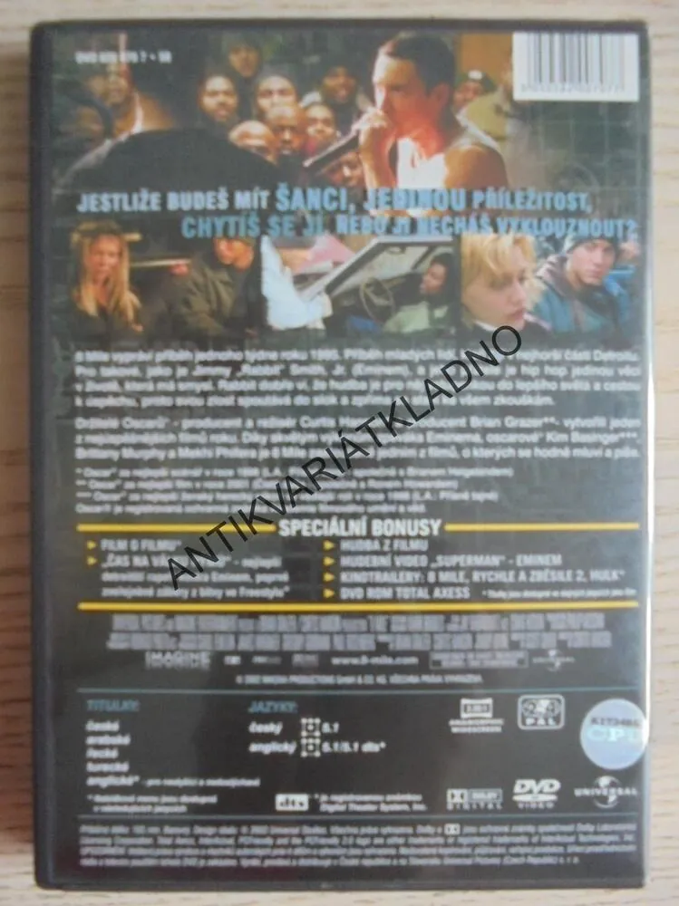 8 MILE, KIM BASINGER,  DVD FILM