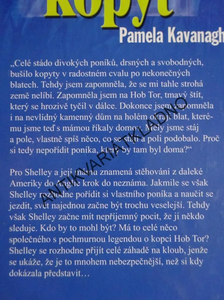DUNĚNÍ KOPYT, PAMELA KAVANAGH, **an