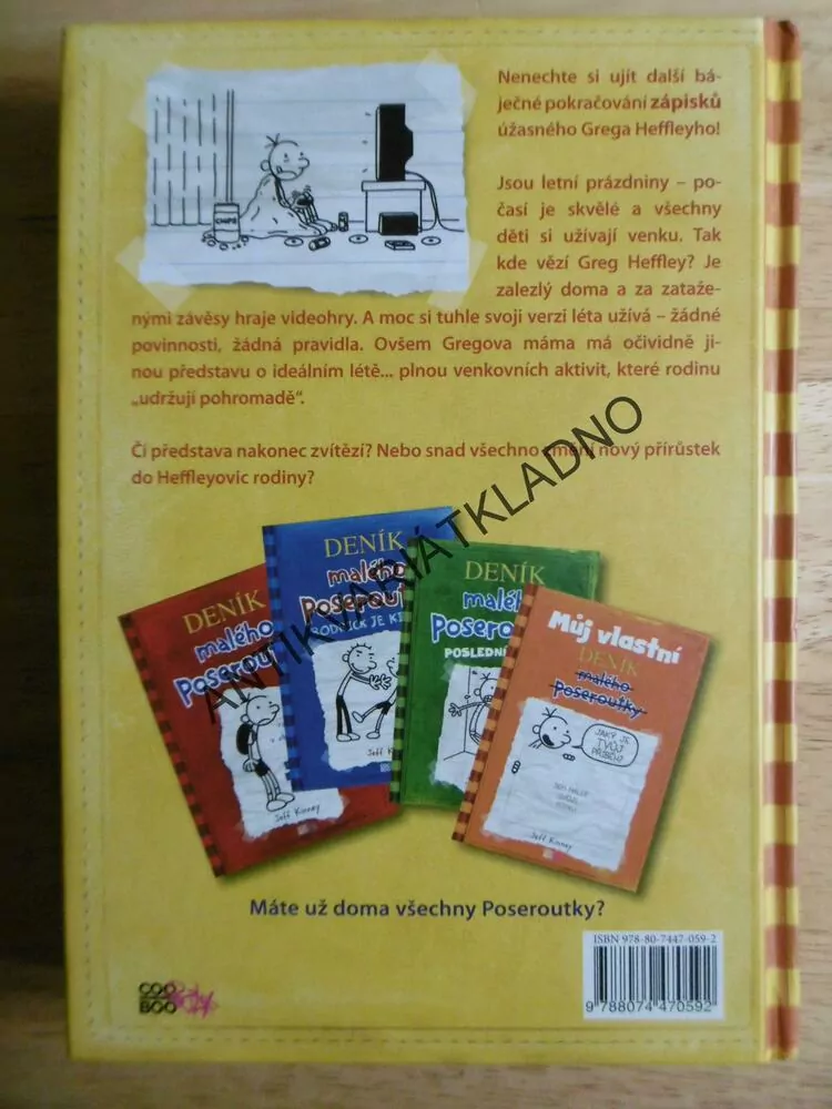DENÍK MALÉHO POSEROUTKY,4.,PSÍ ŽIVOT, JEFF KINNEY, **an