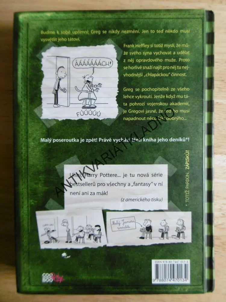 DENÍK MALÉHO POSEROUTKY,3. POSLEDNÍ KAPKA, JEFF KINNEY, **an