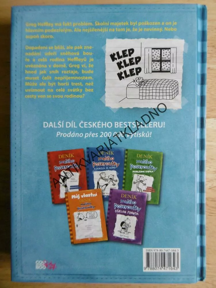 DENÍK MALÉHO POSEROUTKY, 6.PONORKOVÁ NEMOC , JEFF KINNEY. **an