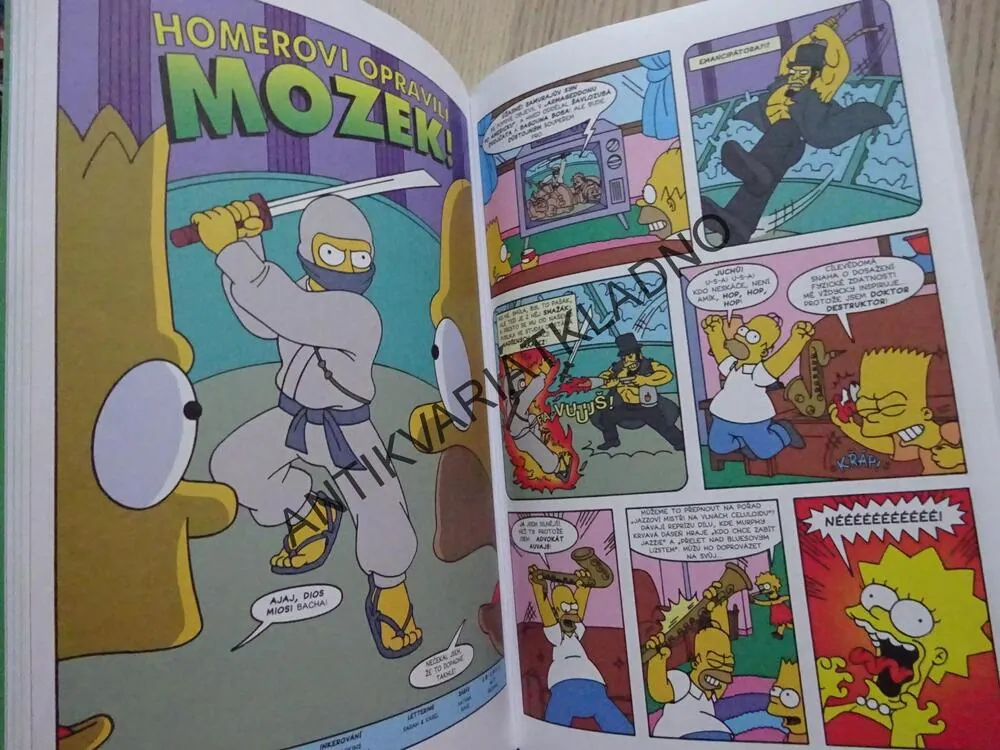 SIMPSONOVI, PROMENÁDA, KOMIKS, **an