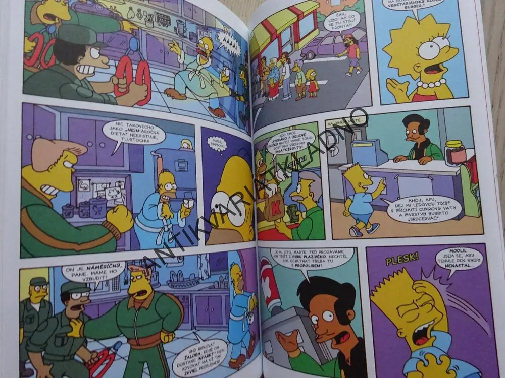 SIMPSONOVI, VRACÍ ÚDER, KOMIKS, **an