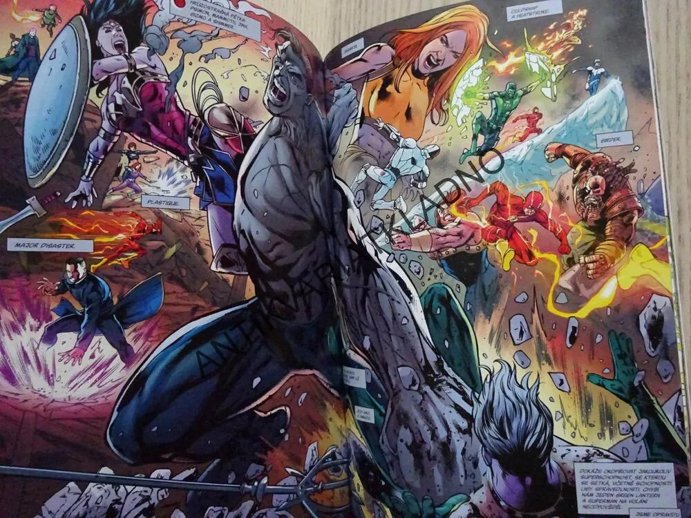 LIGA SPRAVEDLNOSTI, EPIDEMIE, KOMIKS DC COMICS,**an