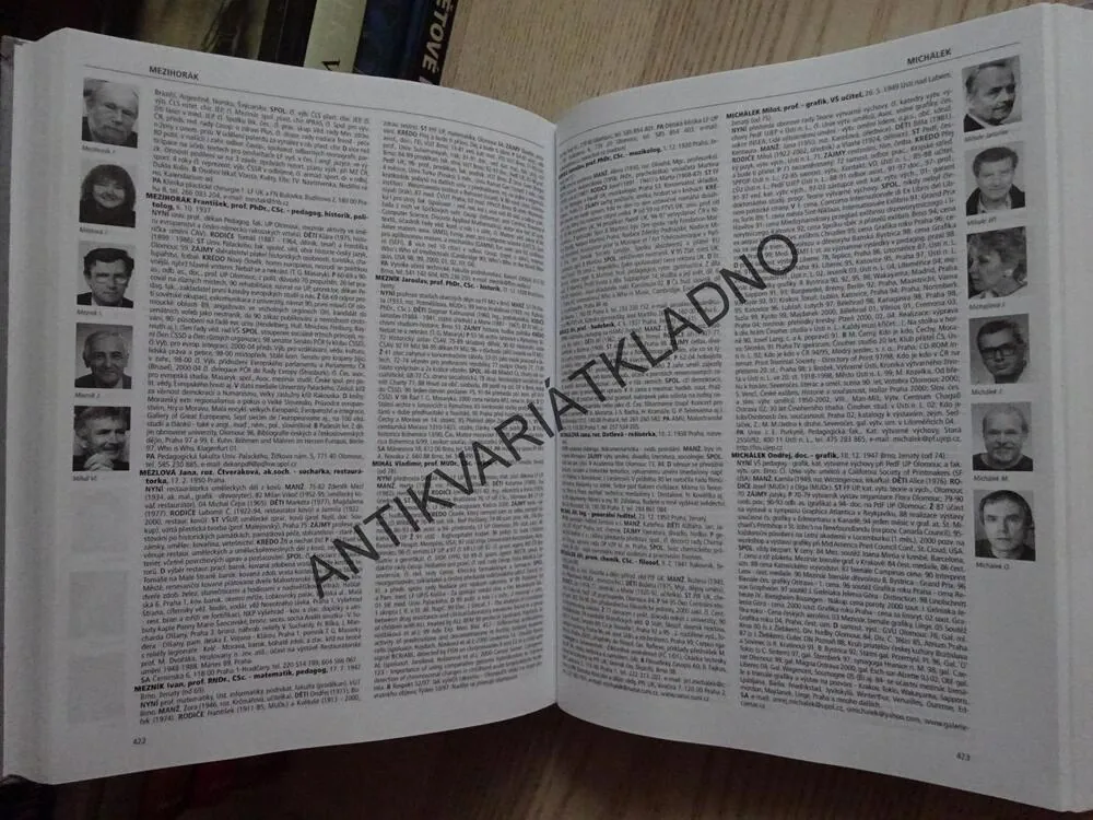 KDO JE KDO, OSOBNOSTI ČESKÉ SOUČASNOSTI, **an