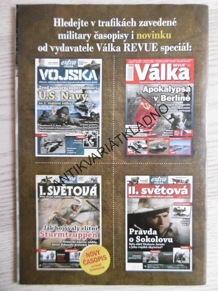 VÁLKA REVUE SPECIÁL 2013, ČASOPIS VÁLKA, ARMÁDA