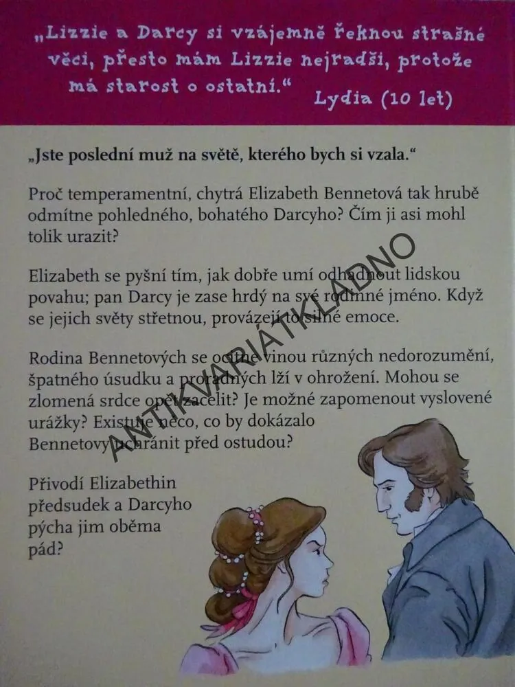 PÝCHA A PŘEDSUDEK, JANE AUSTENOVÁ, **an