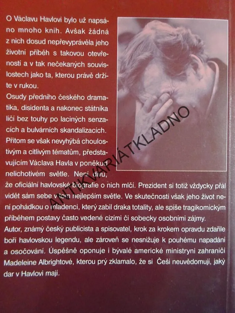 VÁCLAV HAVEL, NECENZUROVANÝ ŽIVOTOPIS, JAN BAUER,  **an