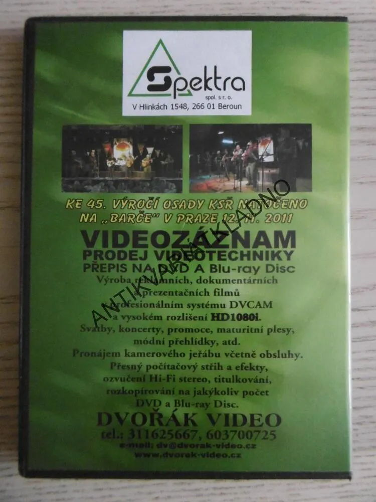 45 LET OSADY KAMARÁDI STARÉ ŘEKY, 2 XDVD HUDBA