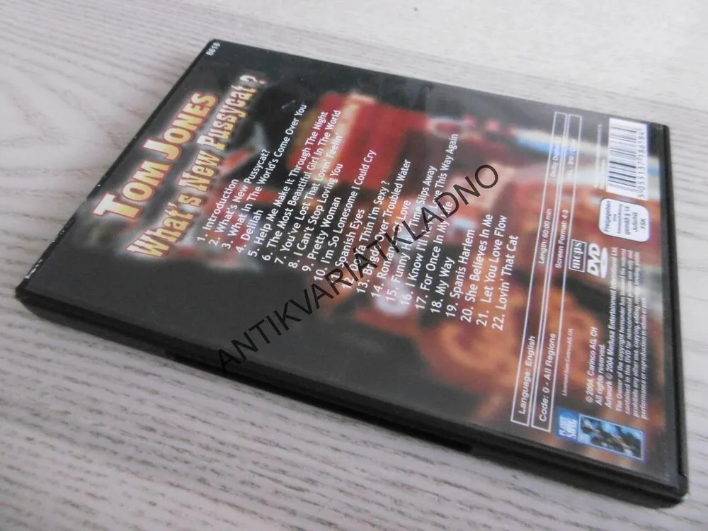 TOM JONES, WHAT'S NEW PUSSYCAT?, DVD HUDBA