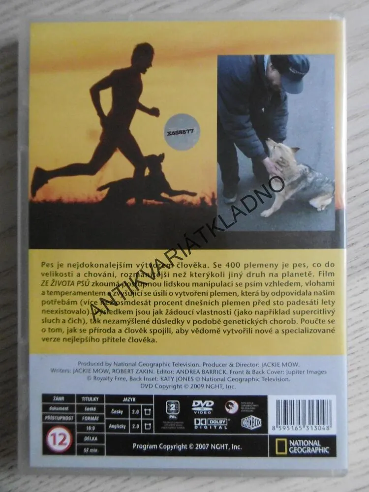 ZE ŽIVOTA PSŮ, NATIONAL GEOGRAPHIC, DVD FILM DOKUMENT 23