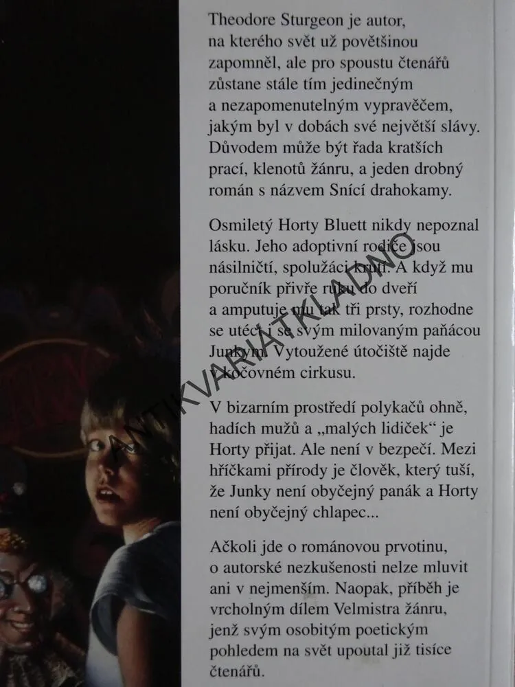 SNÍCÍ DRAHOKAMY, THEODORE STURGEON,  **an