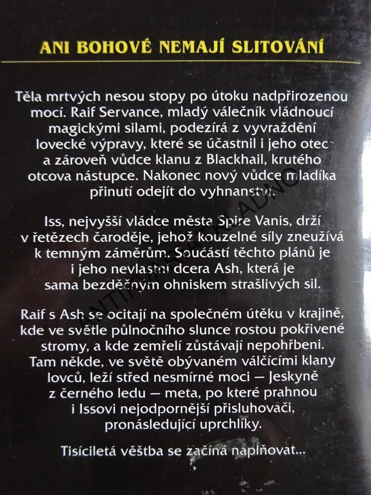 JESKYNĚ ČERNÉHO LEDU, MEČ STÍNŮ, J.V. JONES,,  **an