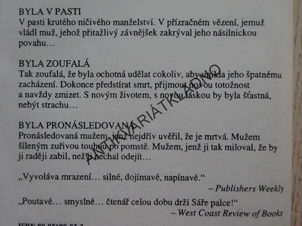 NOCI S NEPŘÍTELEM, NANCY PRICEOVÁ, **an