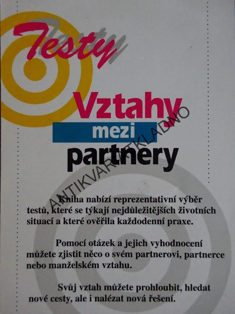 OTESTUJTE SE!, VZTAHY MEZI PARTNERY, DR. ARND STEIN, **an